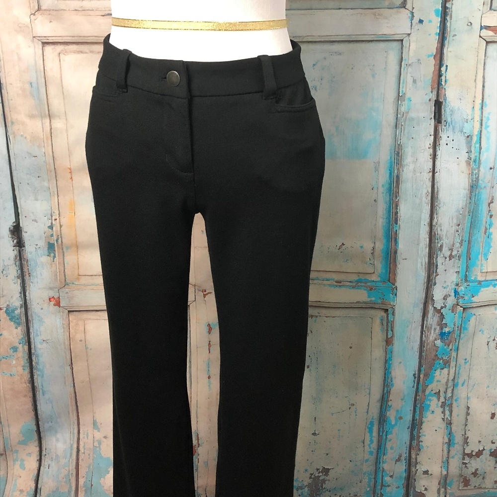 New York & Company Black Stretch Pants 6 Petite
